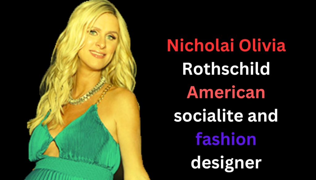 American Socialite and Fashion Designer